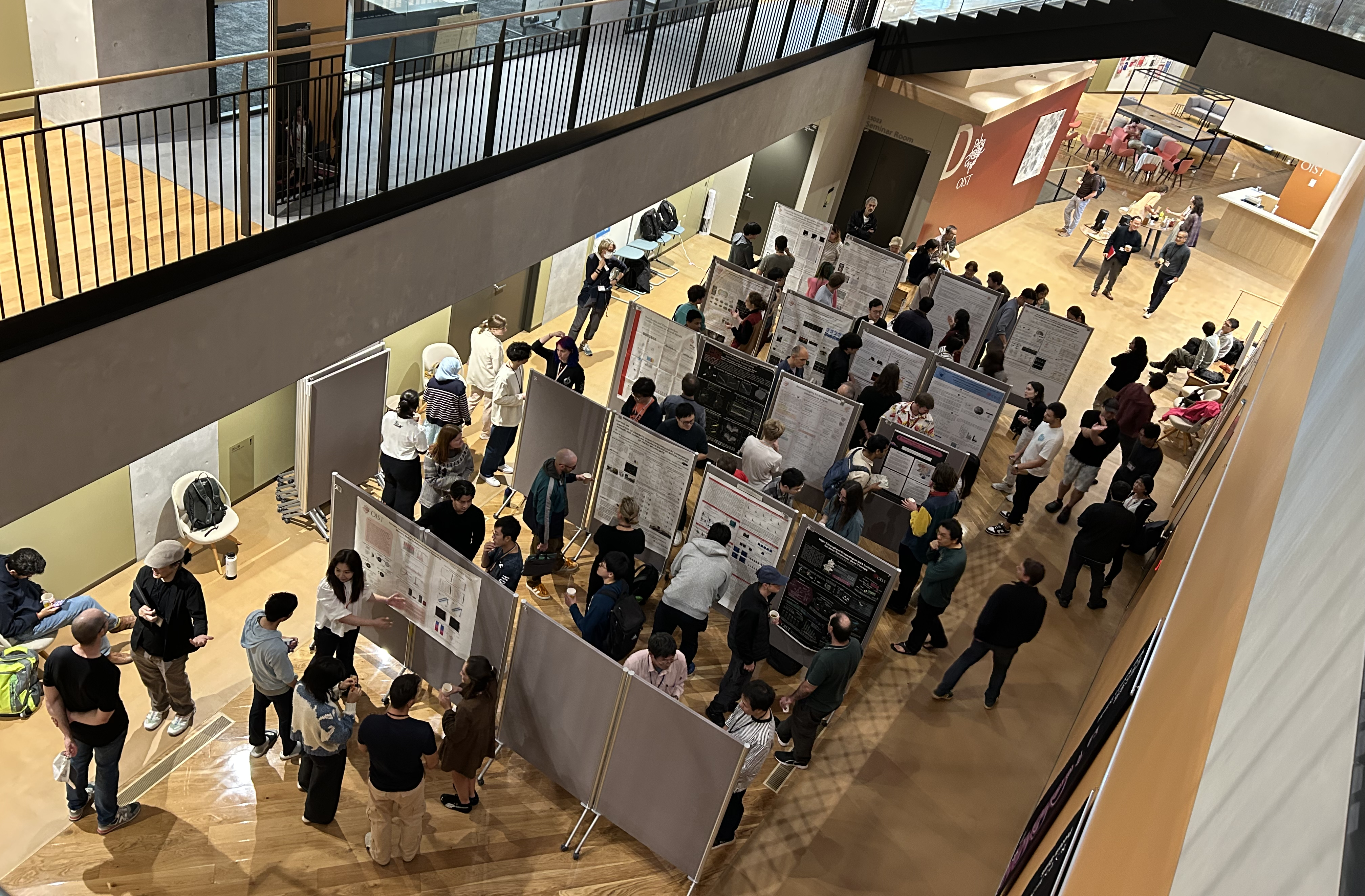 Poster session at the OIST Neuroscience Symposium 2025