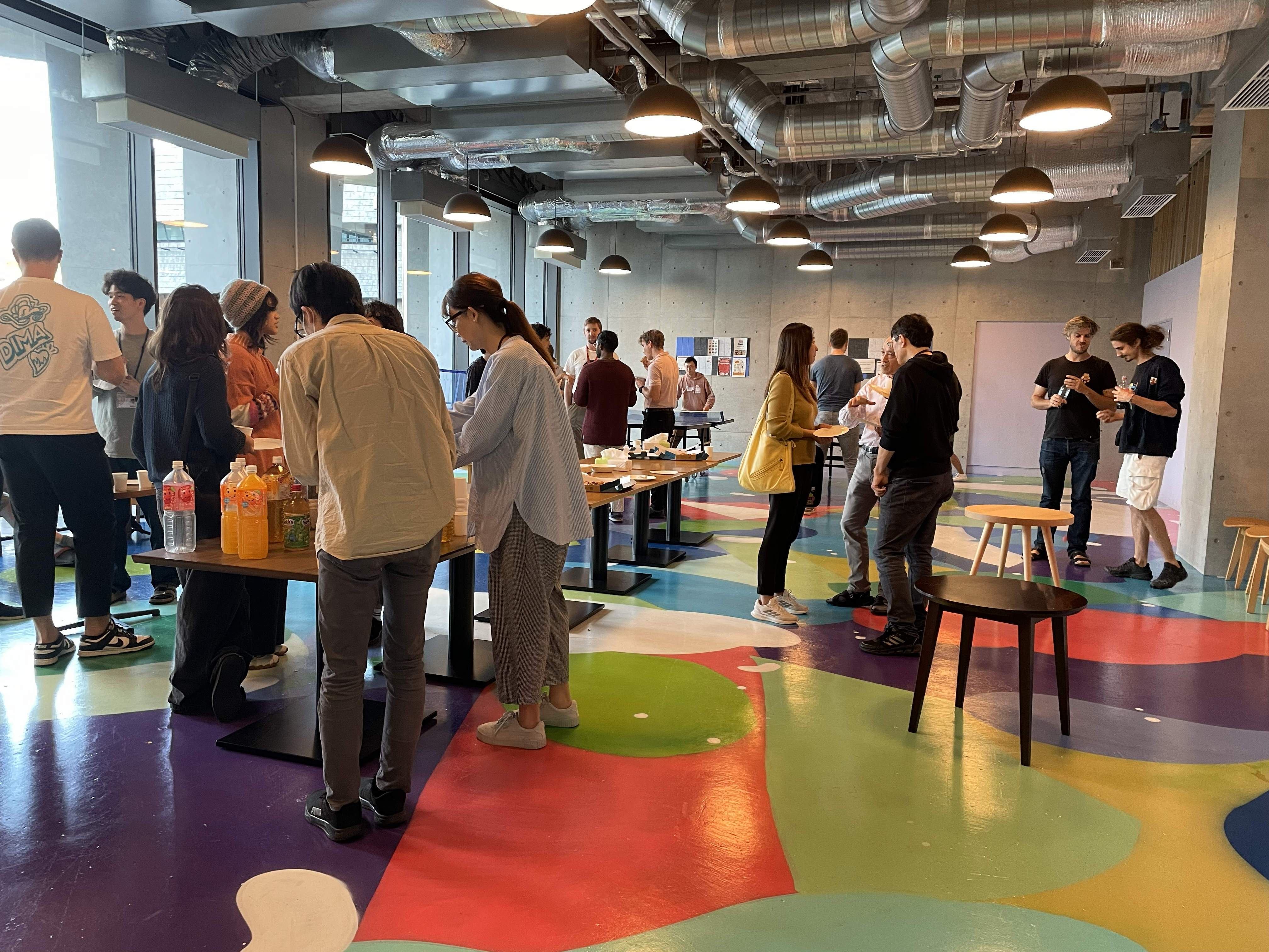 Social gathering at the OIST Neuroscience Symposium 2025
